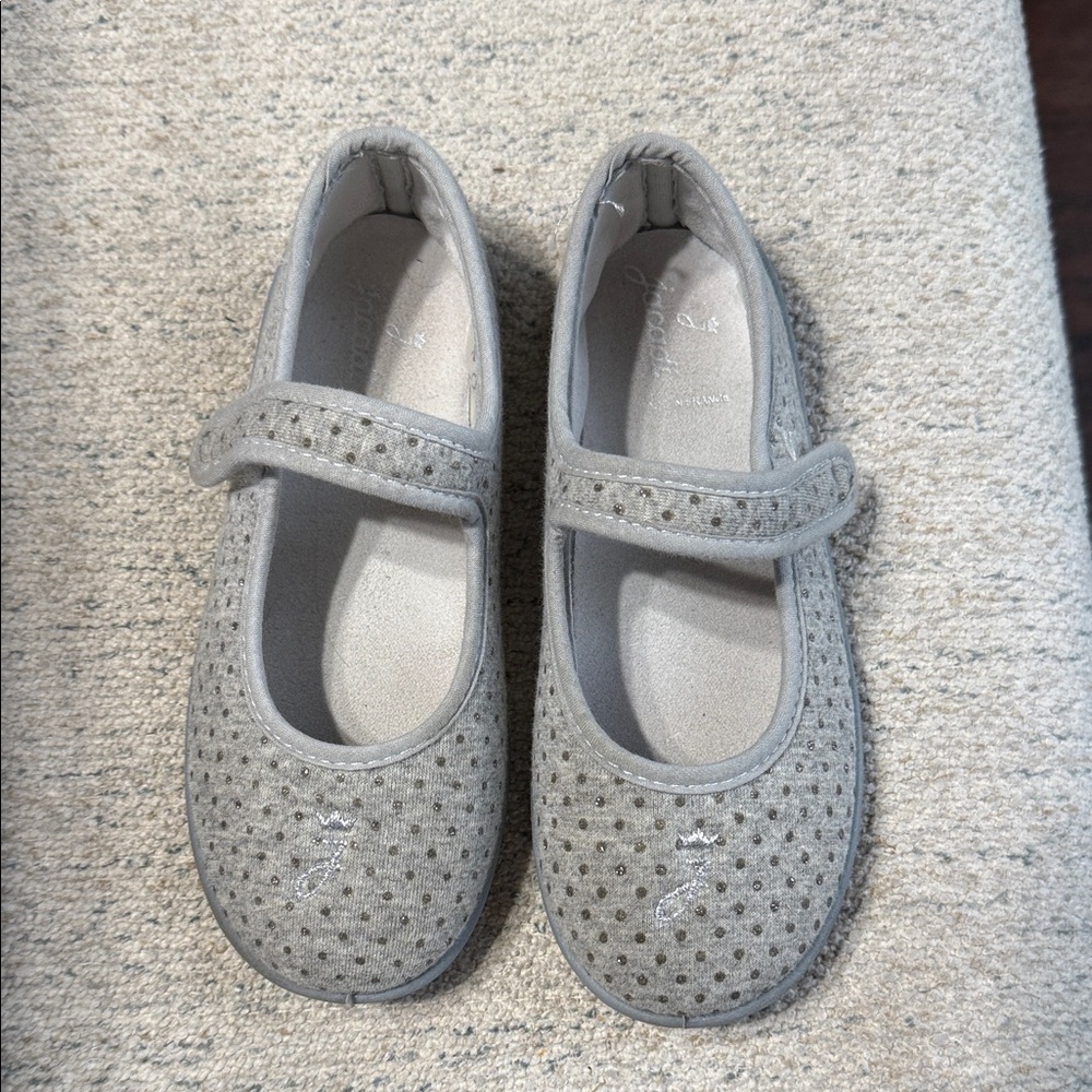 Jacadi Gray Kids Dress Shoes with Strap